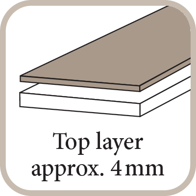 Top layer 4,0mm