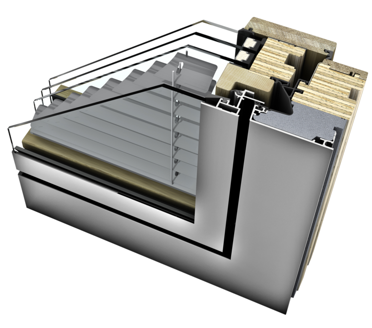 Fereastra lemn aluminiu