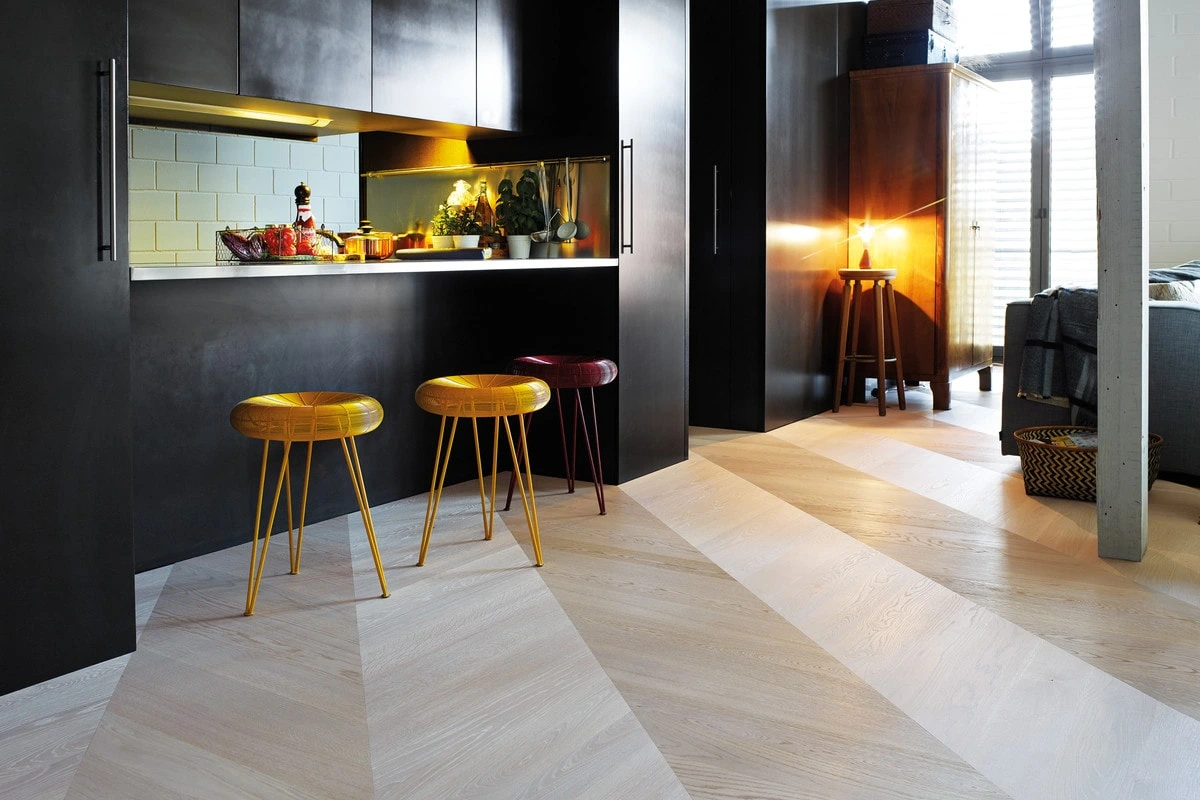 Parchet Dublu stratificat geometric Formpark Rombico Stejar Farina Bauwerk - Kulttur București