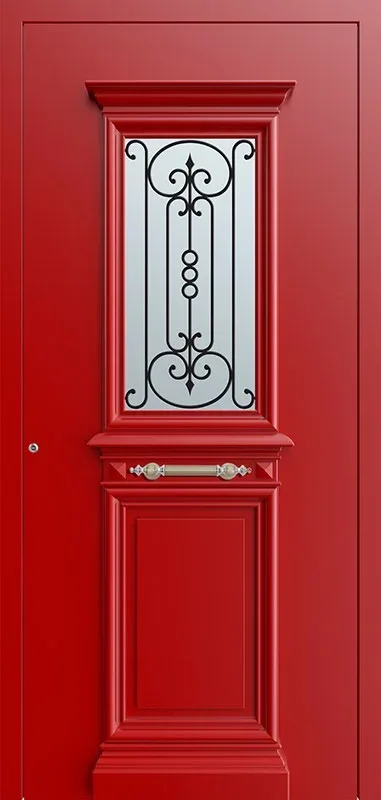 Ușă de exterior din aluminiu ST-210 RAL 3000 - Kulttur București
