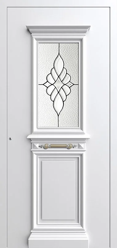 Ușă de exterior din aluminiu ST-211 RAL 9016 - Kulttur București