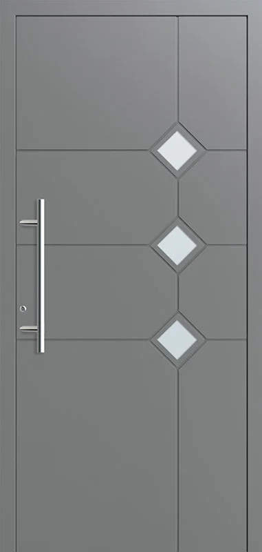 Ușă de exterior din aluminiu ST-224 Gris 2400 - Kulttur București