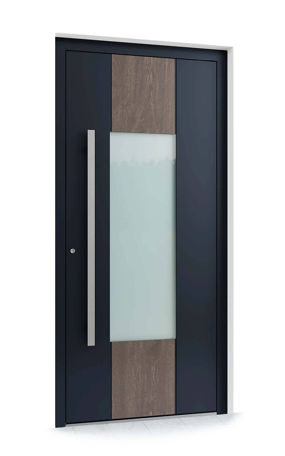 Ușă de exterior din aluminiu ST-251 RAL 9016 - Kulttur București