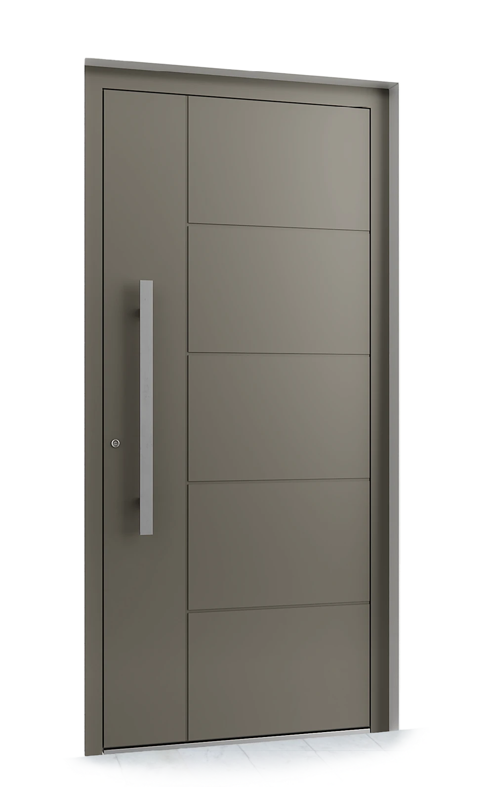 Ușă de exterior din aluminiu ST-302 RAL 9016 - Kulttur București