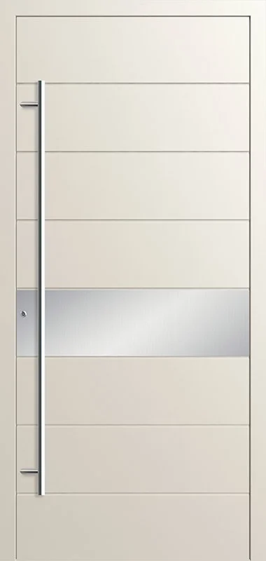 Ușă de exterior din aluminiu ST-312 RAL 1013 - Kulttur București