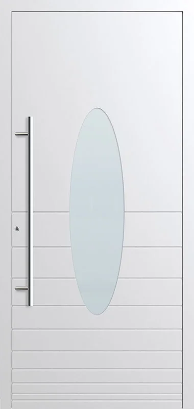 Ușă de exterior din aluminiu ST-330 RAL 9016 - Kulttur București