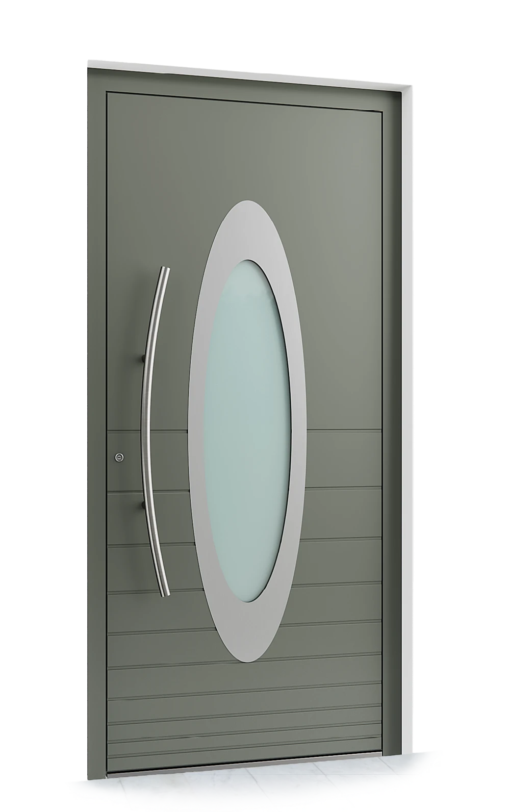 Ușă de exterior din aluminiu ST-331 RAL 6009 - Kulttur București