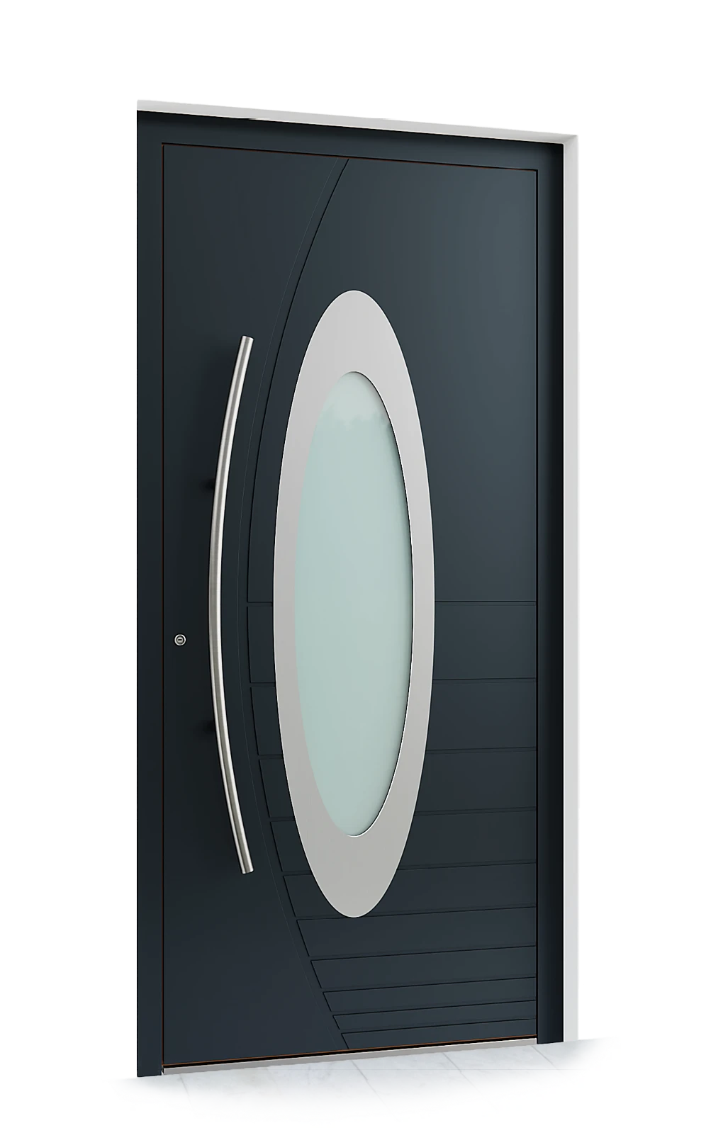 Ușă de exterior din aluminiu ST-335 RAL 1013 - Kulttur București