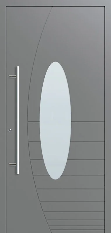 Ușă de exterior din aluminiu ST-337 Gris 2400 - Kulttur București