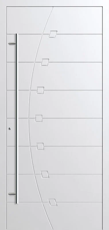 Ușă de exterior din aluminiu ST-340 RAL 9016 - Kulttur București