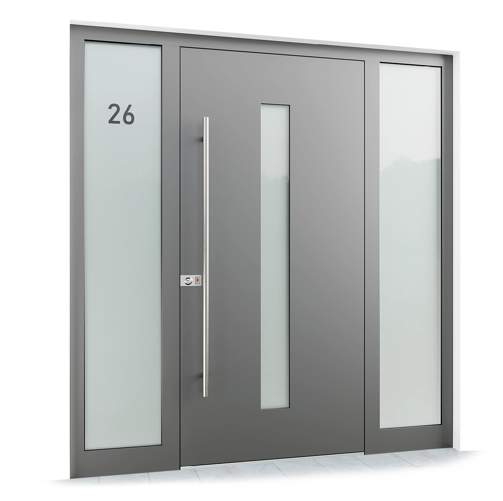 Ușă de exterior din aluminiu ST-351 Gris 2400 - Kulttur București