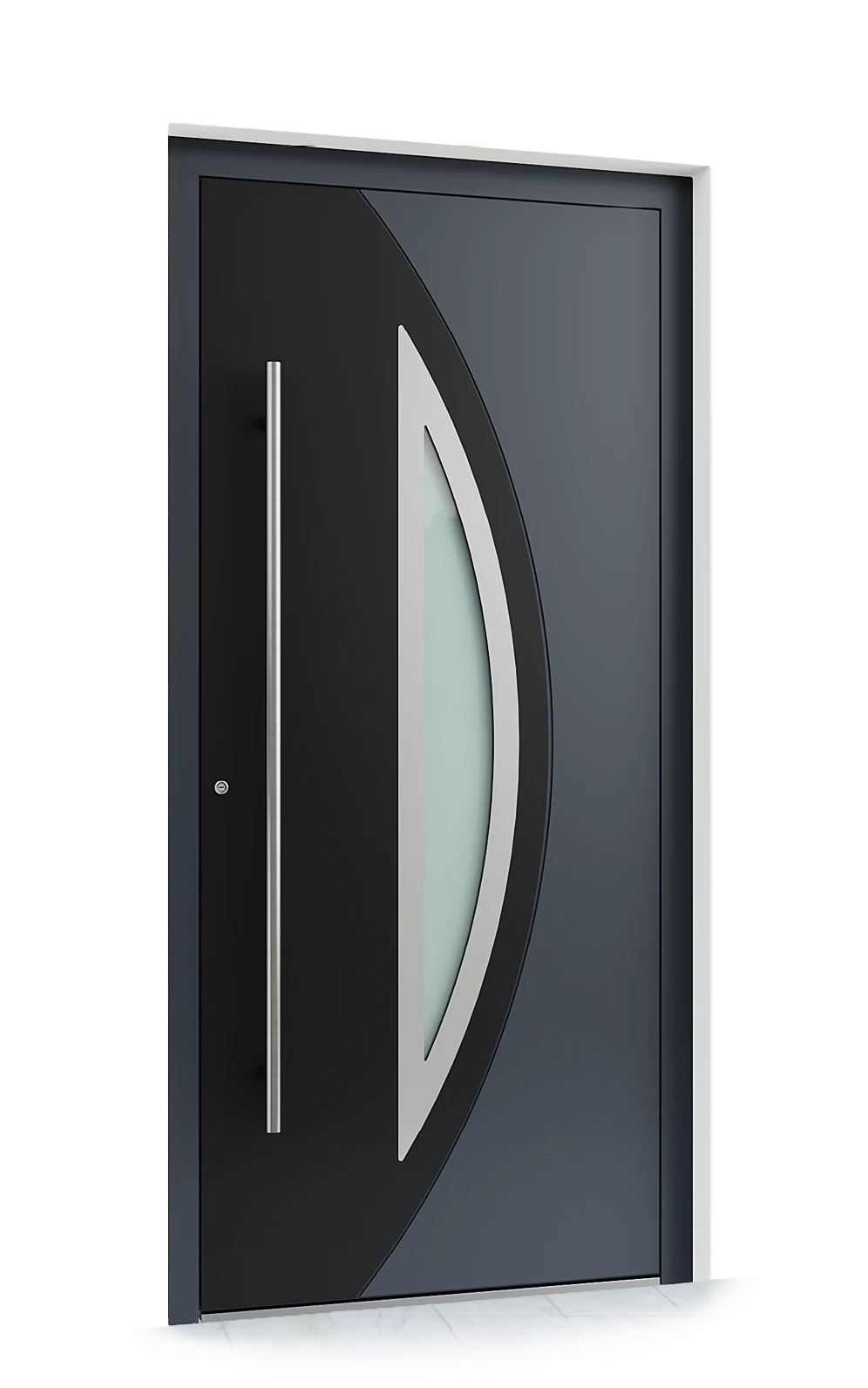 Ușă de exterior din aluminiu ST-381 RAL 9016 - Kulttur București