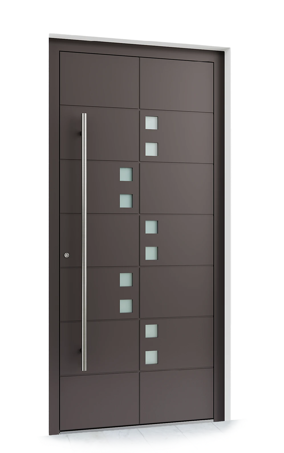 Ușă de exterior din aluminiu ST-392 RAL 1000 - Kulttur București