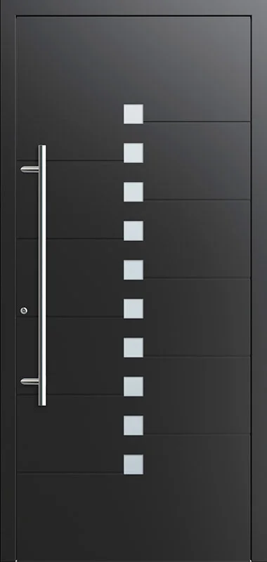 Ușă de exterior din aluminiu ST-393 Noir 2100 - Kulttur București