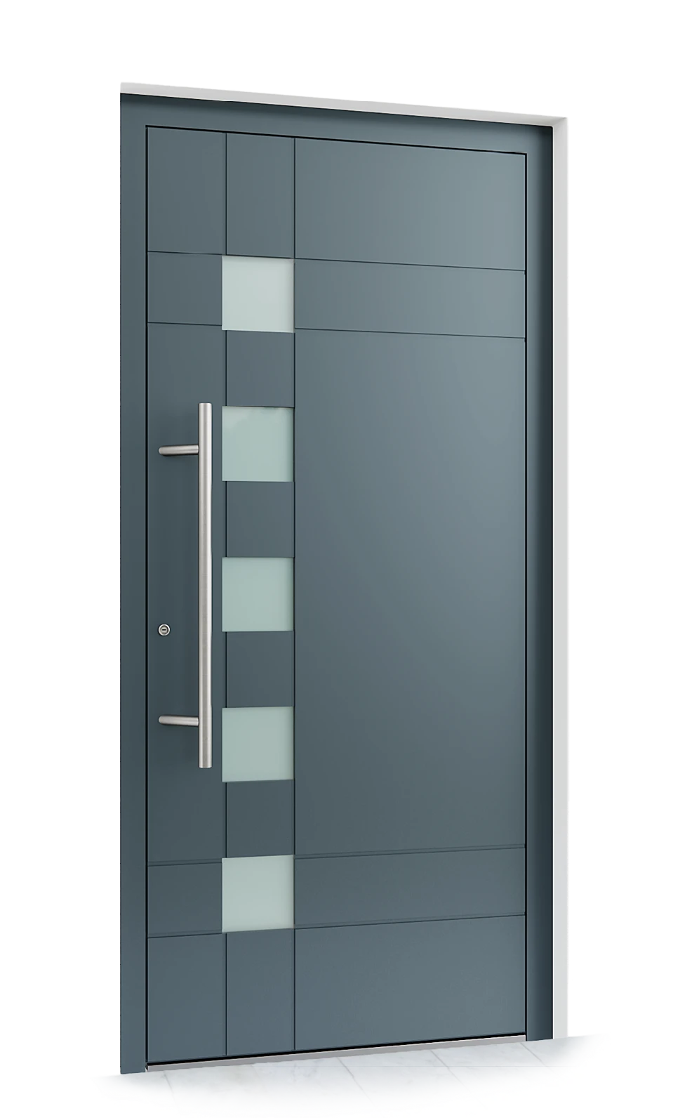 Ușă de exterior din aluminiu ST-400 RAL 1013 - Kulttur București