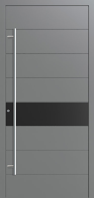 Ușă de exterior din aluminiu ST-311 GRIS2400 la comandă | Kulttur