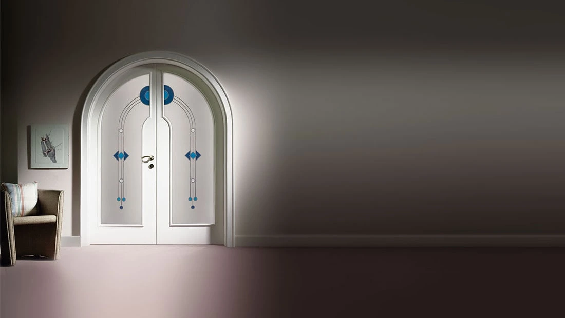 Ușă de interior vopsită, model Onyx