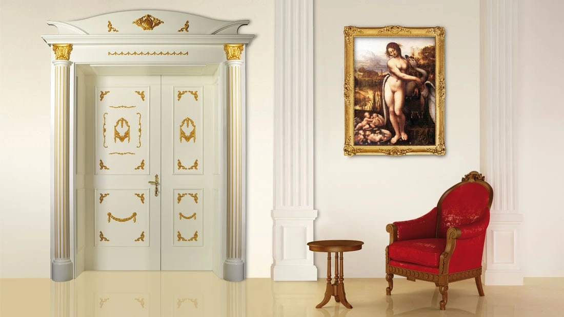 Ușă albă de interior la comandă | Kulttur