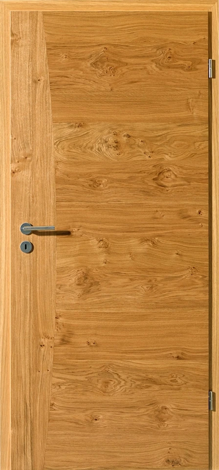 Usa de interior din lemn stratificat Quirin 5, furnir stejar cu noduri