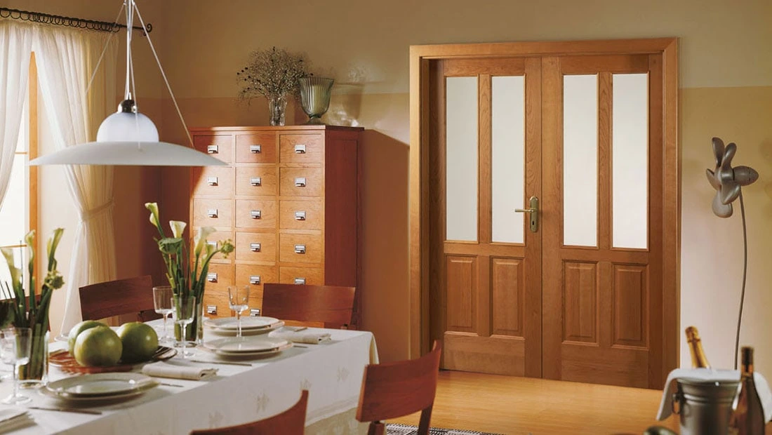 Usa de interior dubla din lemn stratificat Prima 4 clasica 