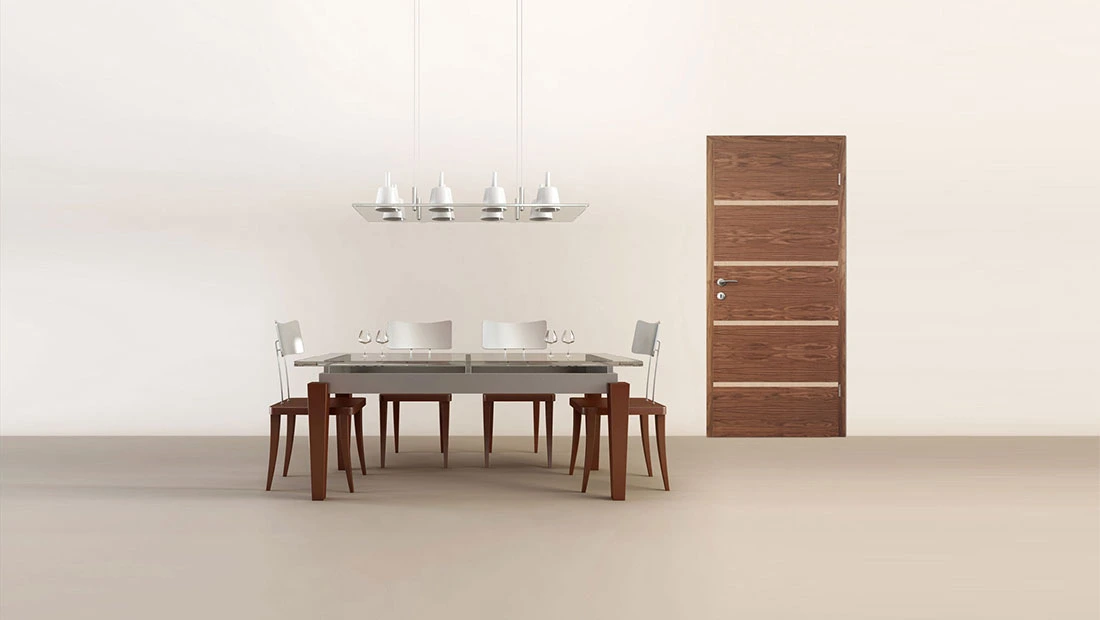 Usa de interior din lemn stratificat si furnir natural Beryll F