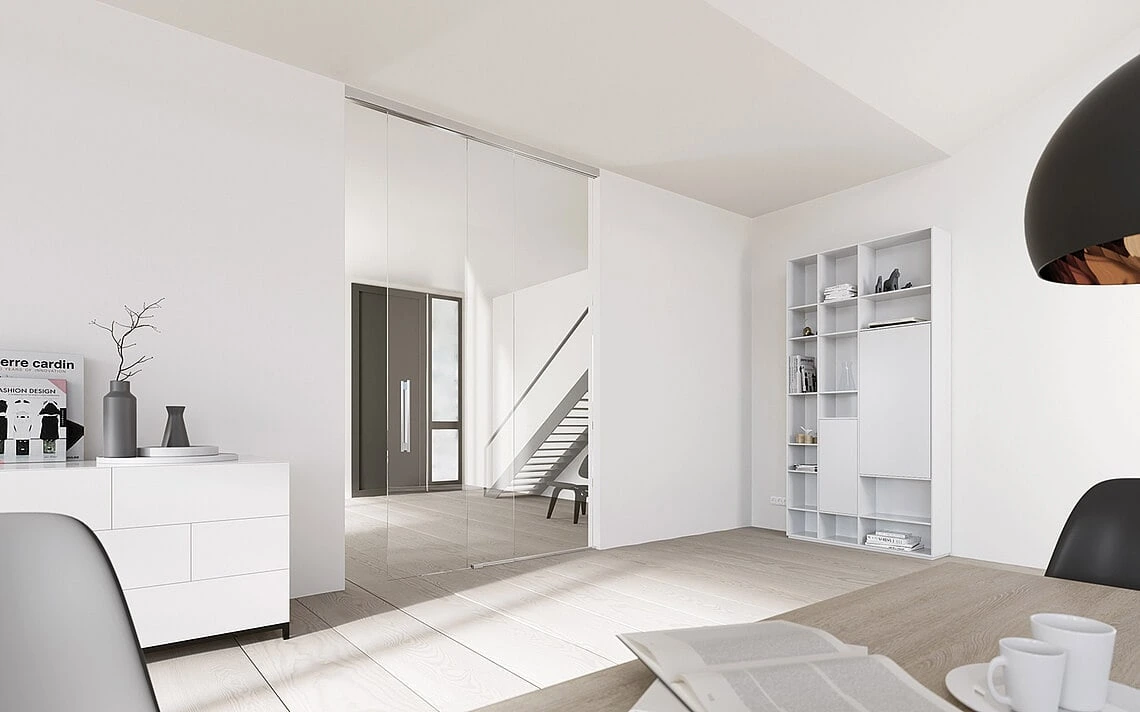 usi glisante din sticla