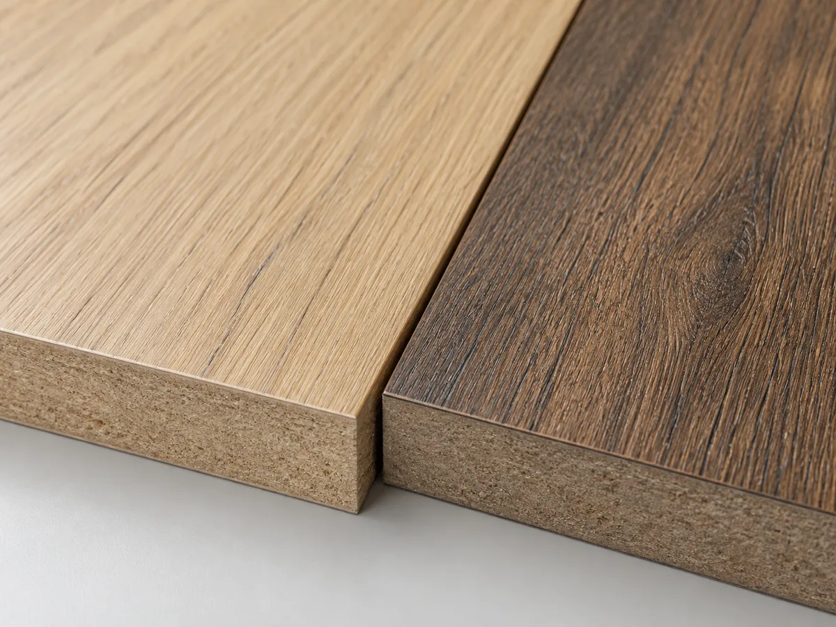 Panouri de ușă laminate CPL și HPL, vedere pe muchie