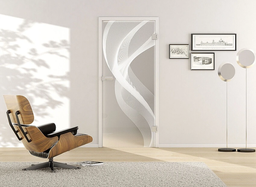 Usa din sticla securizata model 3D LD 636-twoside