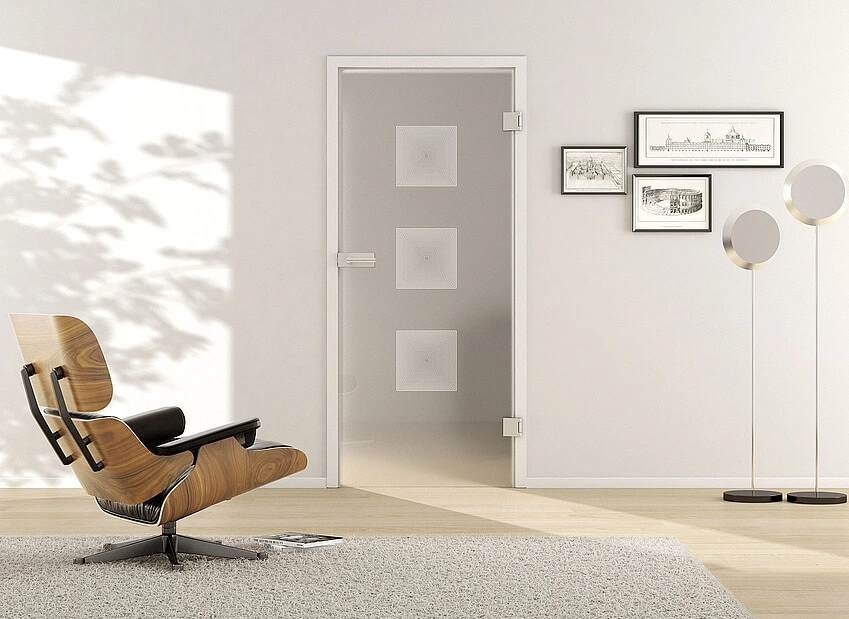 Usa din sticla securizata model Deco LD 657-twoside