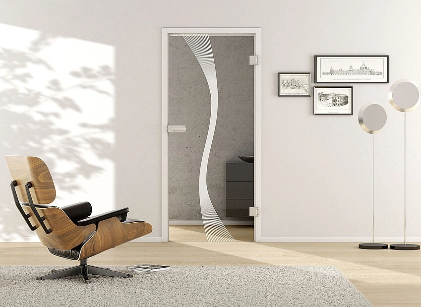 Usa de interior din sticla securizata model Deco LD 583