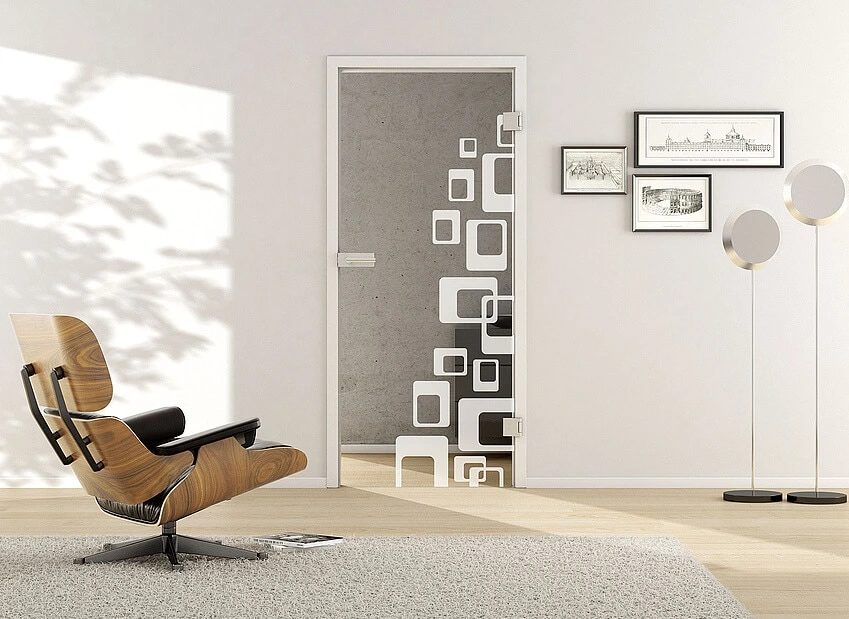 Usa de interior din sticla model Deco LD 608