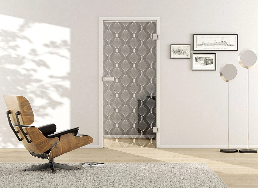 Usa de interior din sticla securizata model Deco LD 655