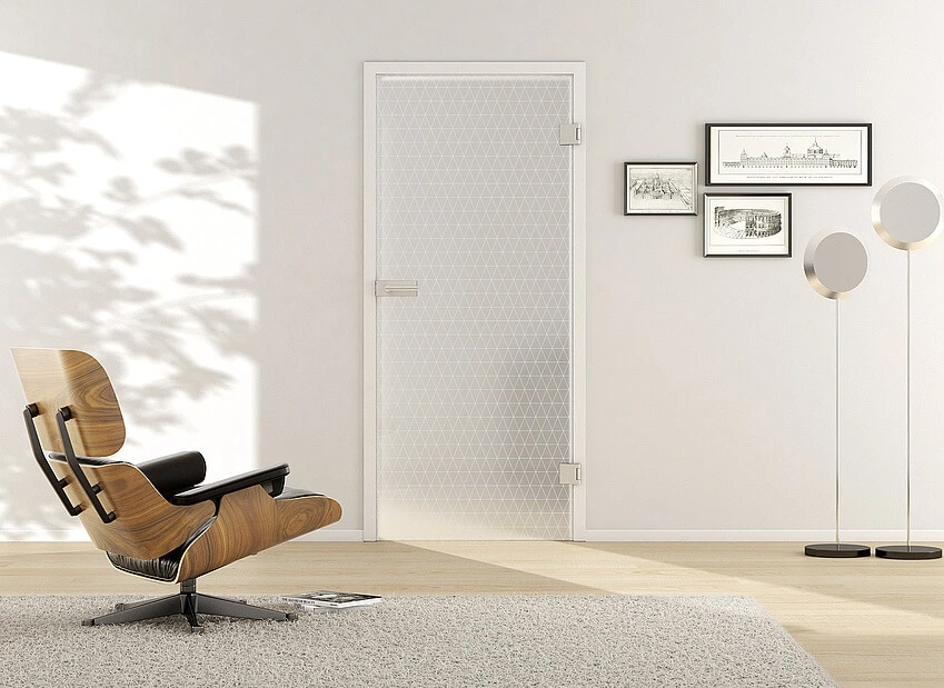 Ușă de sticlă securizată - Griffwerk Usa de interior din sticla securizata model Grids LD 691