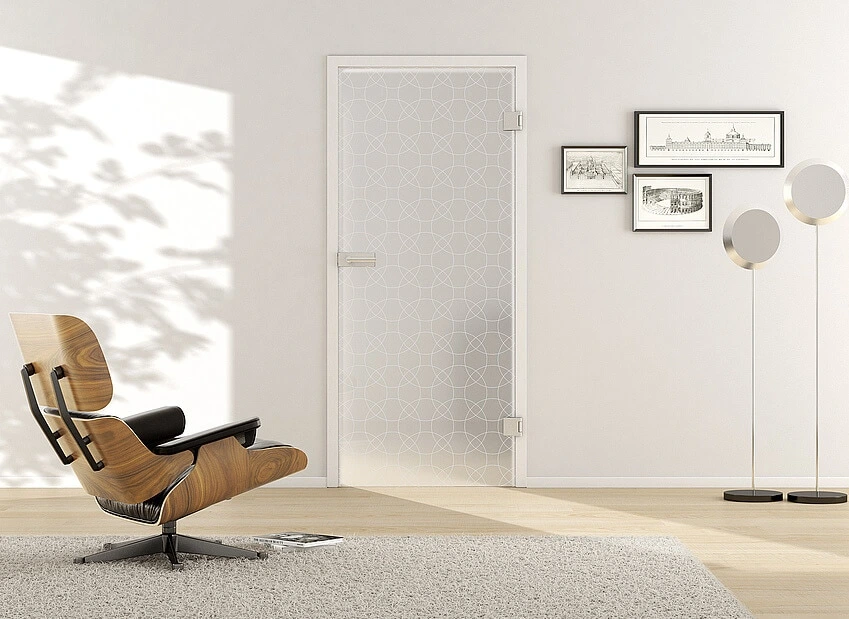 Usa de interior din sticla securizata model Grids LD 692