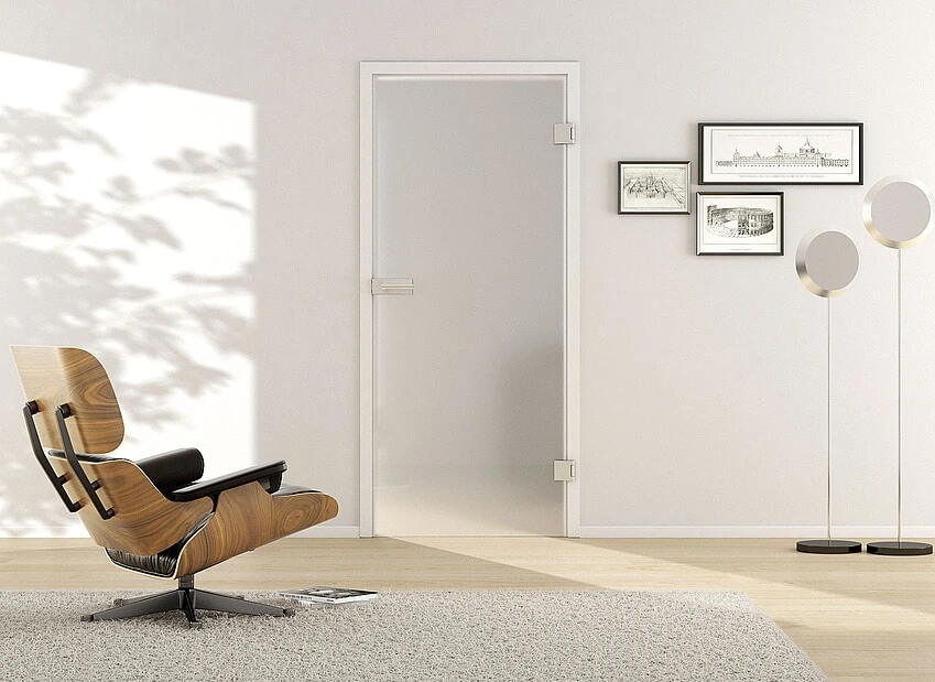 Usa de interior din sticla securizata model sablat