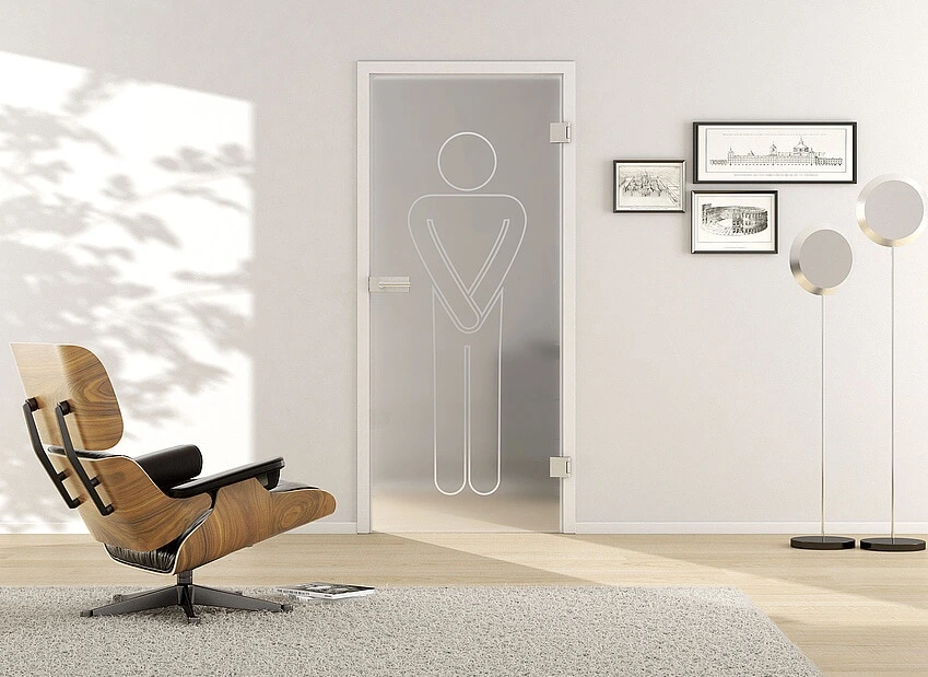 Usa de interior din sticla securizata model Typo LD 627-twoside